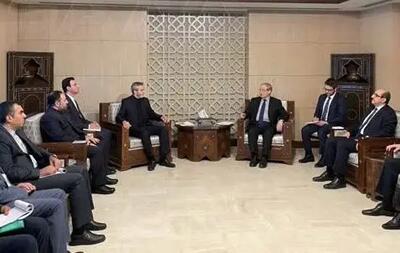 دیدار علی باقری با وزیر خارجه سوریه