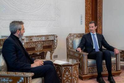 علی باقری با بشار اسد دیدار کرد