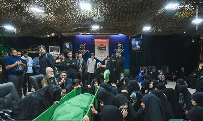 عکس/ وداع با پیکر مطهر شهید «نورالله نوری» در معراج شهدای تهران