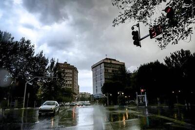 هشدار نارنجی هواشناسی برای تهران/ رگبار شدید باران در برخی نقاط