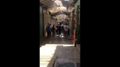 یورش گسترده صهیونیست‌ها به مسجد الاقصی (فیلم)
