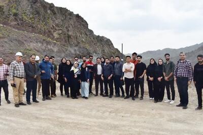 دانشجویان دانشگاه کاشان از سد مخزنی بالاخانلو در استان قزوین بازدید کردند