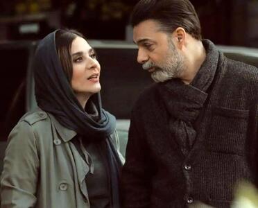 تصویری جالب از پیمان معادی و سحر دولتشاهی در پشت صحنه سریال افعی تهران+عکس