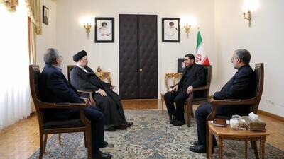 حضور حجت‌الاسلام والمسلمین سید حسن خمینی در دفتر سرپرست ریاست جمهوری