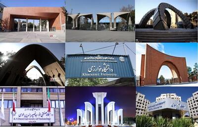 حضور ۹ دانشگاه ایرانی در رتبه بندی جهانی