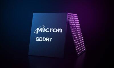 رونمایی Micron از نسل جدید حافظه GDDR7؛ 60 دردص پهنای باند بیشتر در مقایسه با GDDR6
