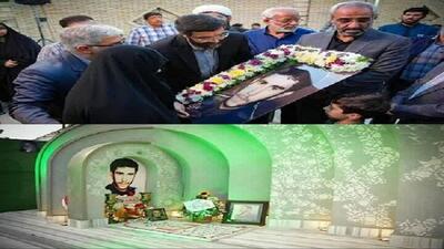 مشخص شدن هویت شهید گمنام مدفون در امامزاده شاه میر حمزه (ع) اصفهان