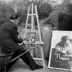 ویدئو: نقاشی متفاوتی که سالوادور دالی در باغ وحش پاریس خلق کرد