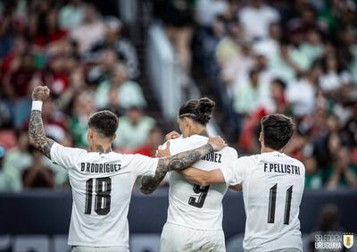 پیروزی قاطع اروگوئه برابر مکزیک با درخشش نونیز