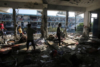 سازمان ملل: ۶ هزار نفر هنگام حمله اسرائیل به مدرسه‌ای در غزه پناه گرفته بودند