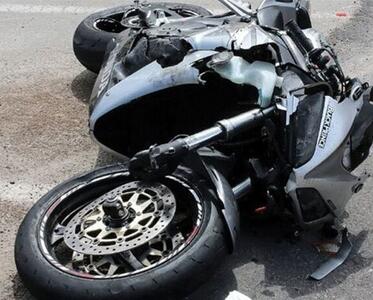 سقوط مرگبار موتورسیکلت به دره در لنده