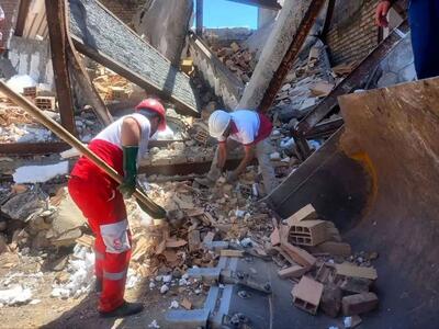 ریزش ساختمان در پاکدشت ورامین/ ۲ کارگر زیر آوار مردند، وضع یک کارگر وخیم است