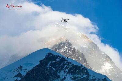 فتح قله اورست با بال‌های فولادی پهپاد پستچی DJI