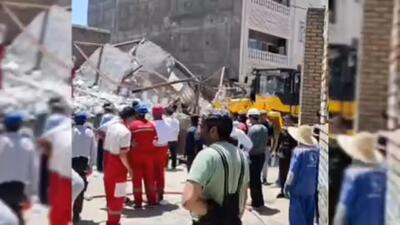 جزئیات جدید از ریزش مرگبار ساختمان در پاکدشت / دو نفر فوت کردند + فیلم