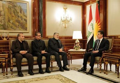 دیدار رئیس اقلیم کردستان عراق با هیئت ایرانی - تسنیم
