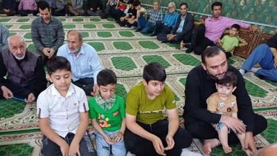 تصاویری از صف آرایی کودکان و نوجوانان سیمرغ در نماز جمعه