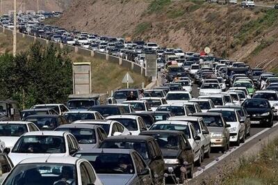 ترافیک سنگین در محور هراز، آزادراه قزوین-کرج-تهران و آزادراه کرج-قزوین