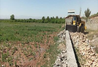 بیش از ۲۰ هزار متر مربع از اراضی کشاورزی در شهرستان ری آزاد شد
