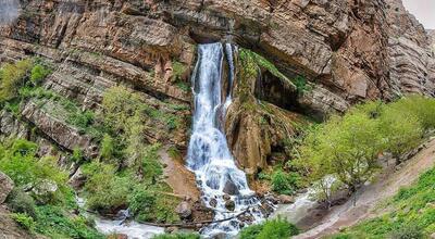 چشمه آب سفید الیگودرز ، عروس آبشارهای ایران