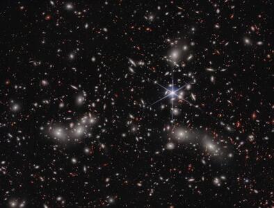 تصویر روز ناسا: خوشه کهکشانی Abell 2744