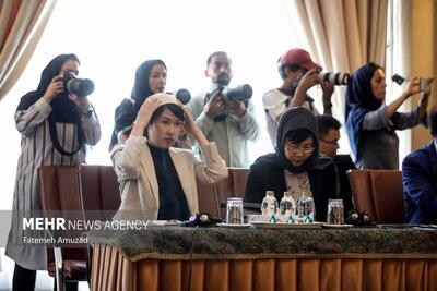 (تصاویر) حجاب نمایندگان گروه تماس منطقه‌ای برای افغانستان در تهران