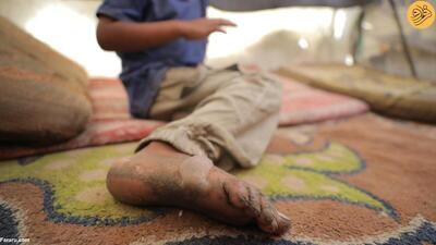 (تصاویر) کودکان پابرهنه غزه