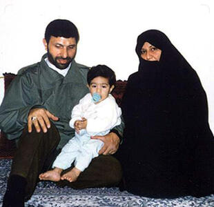 همسر صیاد شیرازی دار فانی را وداع گفت | تصاویری از عفت شجاع در کنار شهید صیاد