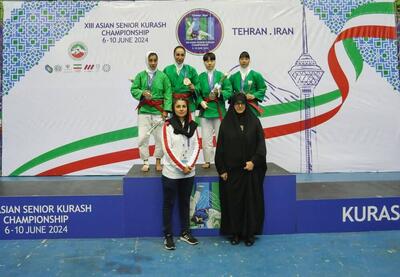 کسب دو مدال توسط بانوان کوراش‌کار خراسان شمالی در مسابقات قهرمانی آسیا