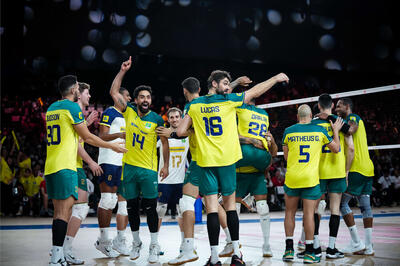 خلاصه بازی والیبال لهستان ۱ - ۳ برزیل