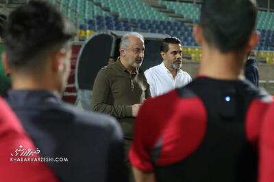 عکس| دیدار غیرمنتظره درویش با ستاره قطری در باشگاه پرسپولیس
