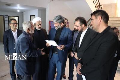 رئیس دادگستری استان آذربایجان غربی از مجمتع قضایی تکاب بازدید کرد