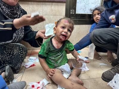 وضعیت هولناک بیمارستان الاقصی غزه + تصاویر | خبرگزاری بین المللی شفقنا