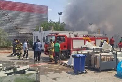 جزئیات آتش‌سوزی در شهرک کاسپین قزوین + فیلم