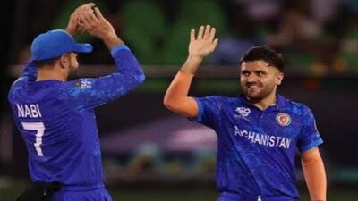 پیروزی تیم کریکت افغانستان در برابر نیوزیلند