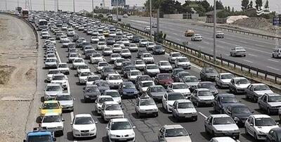 آخرین وضعیت ترافیکی در آزاد راه کرج - تهران ۱۹ خرداد