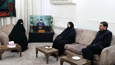 دیدار مخبر و همسرش با جمیله علم الهدی همسر رئیسی +عکس