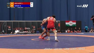 محمدرضا گرایی مقابل قهرمان جهان شکست خورد و راهی رده بندی شد