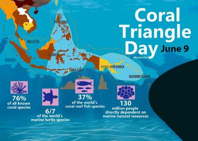 ۹ ژوئن روز مثلث مرجانی است