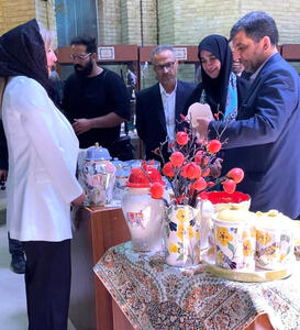برگزاری نمایشگاه سفال و سرامیک هنرمند استان سمنان در وزارت میراث فرهنگی