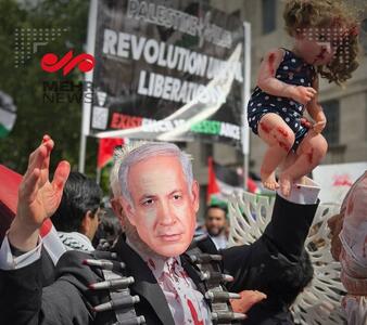 هزاران حامی مردم مظلوم غزه در لندن به خیابان‌ها سرازیر شدند+ فیلم