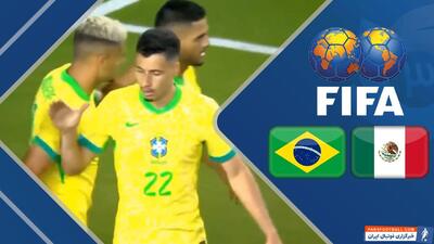 خلاصه بازی مکزیک 2 - برزیل 3 - پارس فوتبال | خبرگزاری فوتبال ایران | ParsFootball