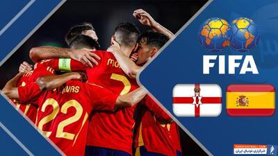 خلاصه بازی اسپانیا 5 - ایرلند شمالی 1 (گزارش اختصاصی) - پارس فوتبال | خبرگزاری فوتبال ایران | ParsFootball