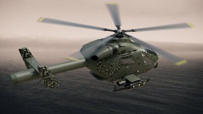 مشخصات و ویژگی های هلیکوپتر تهاجمی ام‌ دی ۹۶۹ ایالات متحده + ویدیو