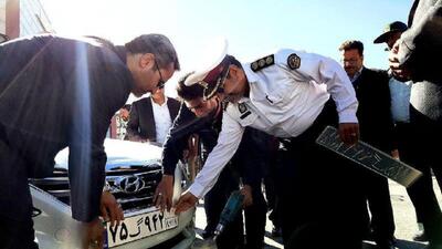 هشدار پلیس درباره خرید خودرو با پلاک گذر موقت