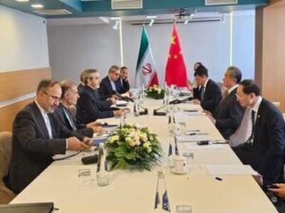 علی‌ باقری‌ با وزیر خارجه چین دیدار کرد