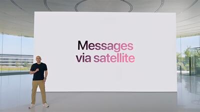 در iOS 18 با ارتباط ماهواره‌ای پیامک بدهید
