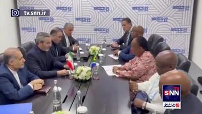 فیلم/ دیدار سرپرست وزارت خارجه ایران با وزیر خارجه آفریقای جنوبی