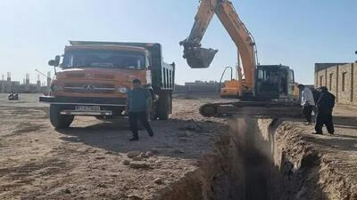 انجام عملیات حفظ و احیای قنات حسن آباد مشیر یزد