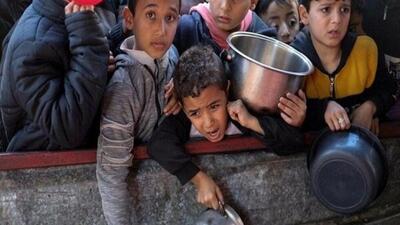 سه هزار کودک غزه در معرض مرگ قرار دارند