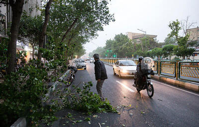 وقوع طوفان در تهران